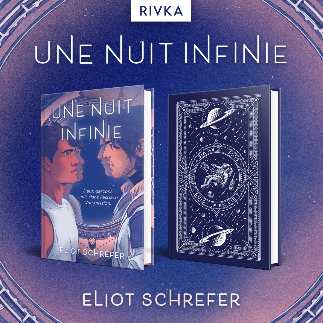 Imaginaire et représentation LGBTQIA+ - couverture Une nuit Infinie éditions Rivka
